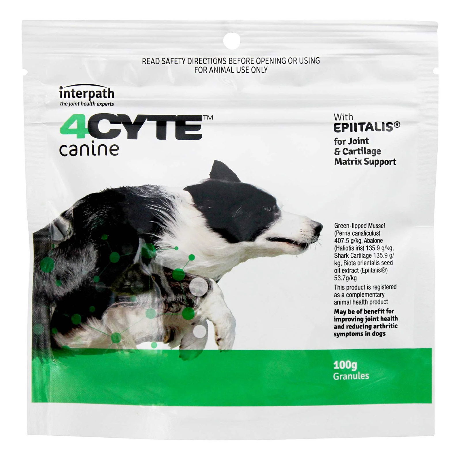 4CYTE Canine Joint Support Supplement Granules for Dog for Dog