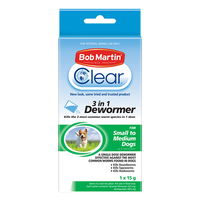 Bob Martin Clear 3 in 1 Dewormer for Dog