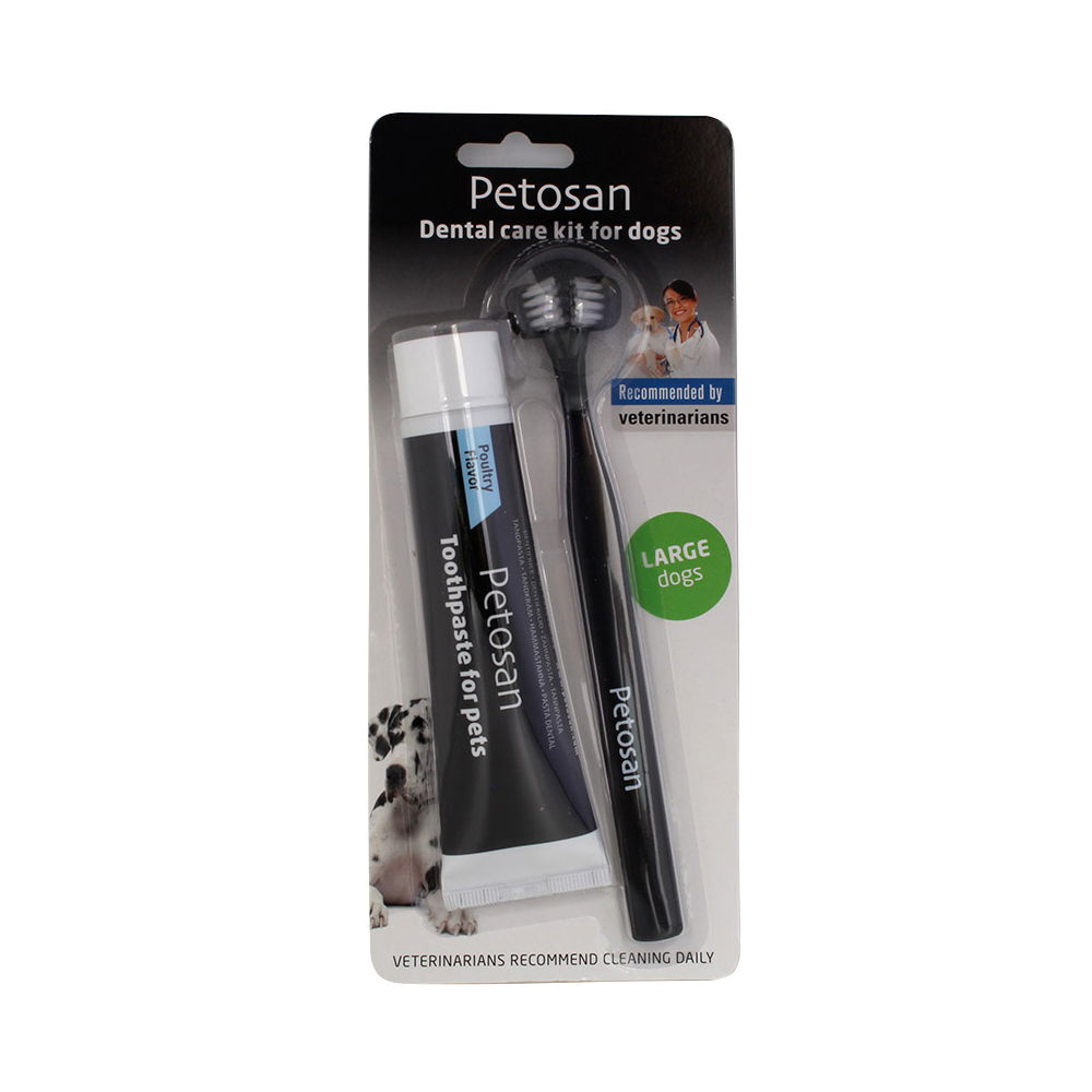 Petosan Toothpaste & Brush Kit - Large Dogs