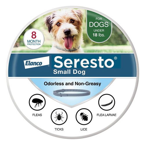 Seresto Collar For Small Dogs, 15 inch (38 cm), Up To 8 Kg (Up To 18lbs)