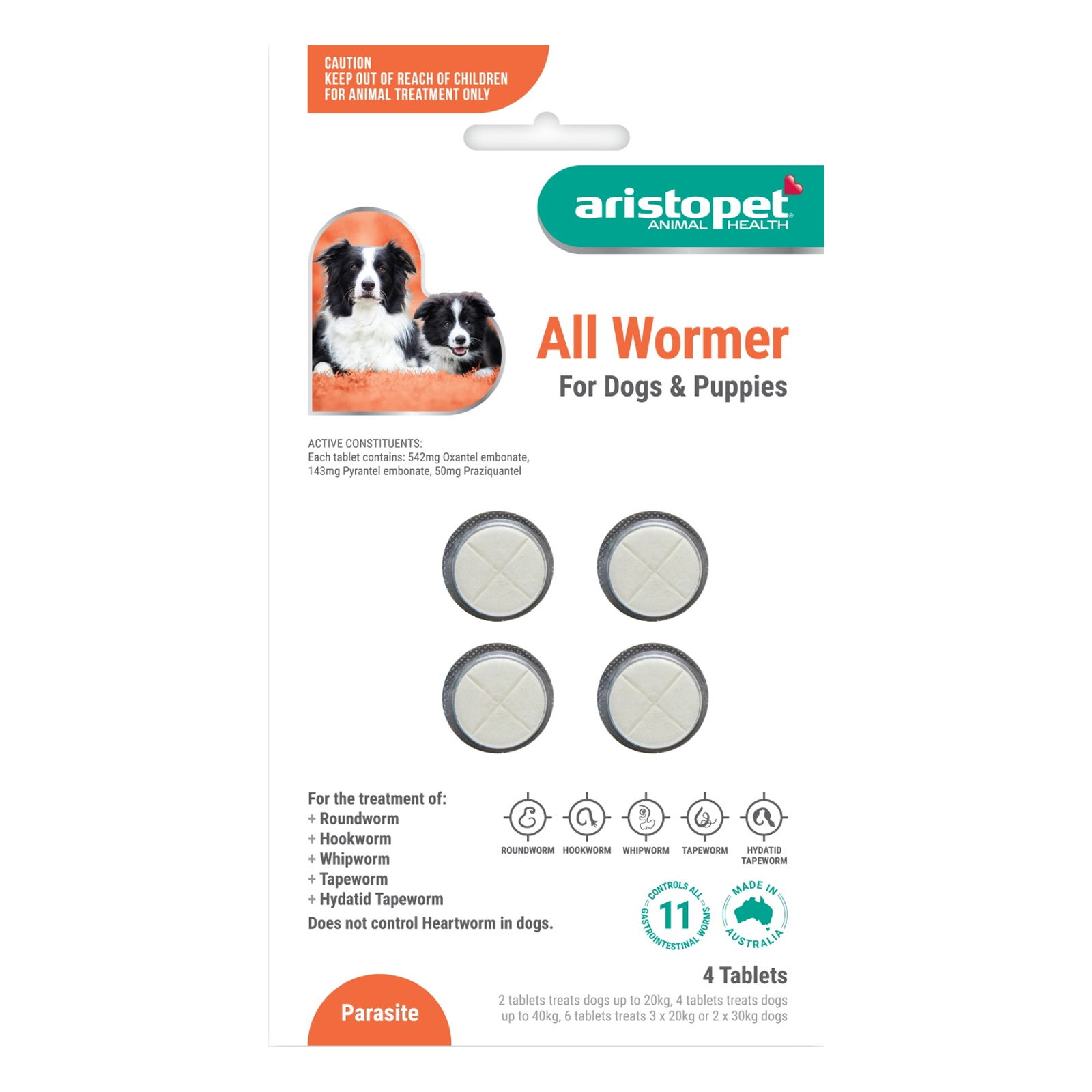 Aristopet Allwormers for Dog