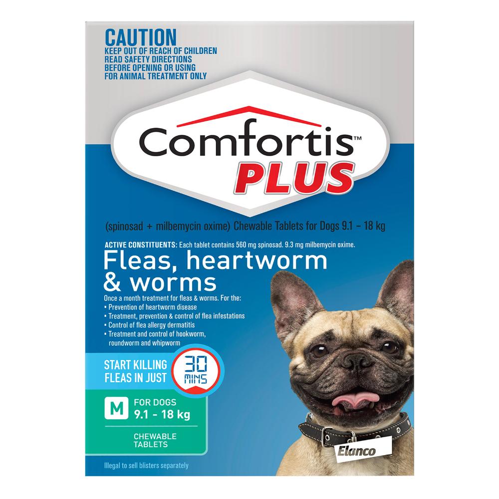 Comfortis Plus For Dogs 20.1 - 40 Lbs ( Green )