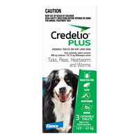 Credelio Plus For Extra Large Dog 22-45kg (Blue)