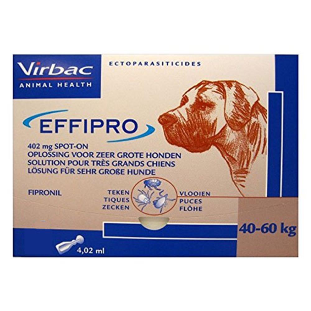 Effipro Spot On  for Extra Large Dogs, Over 40 Kg (Over 88lbs) Brown