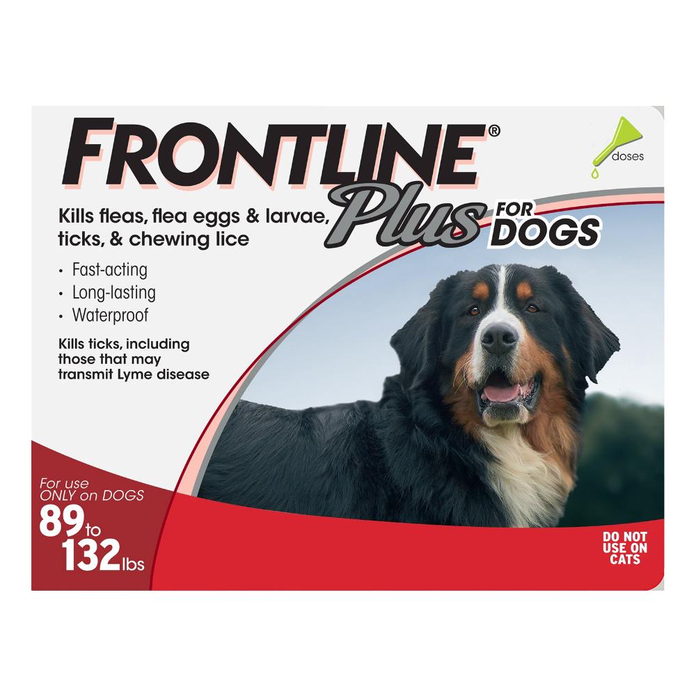 Frontline Plus for Extra Large Dogs, Red,  Over 40 Kg (Over 88lbs)