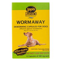 Lopis Basics Worm Away Deworming Capsules for Dog