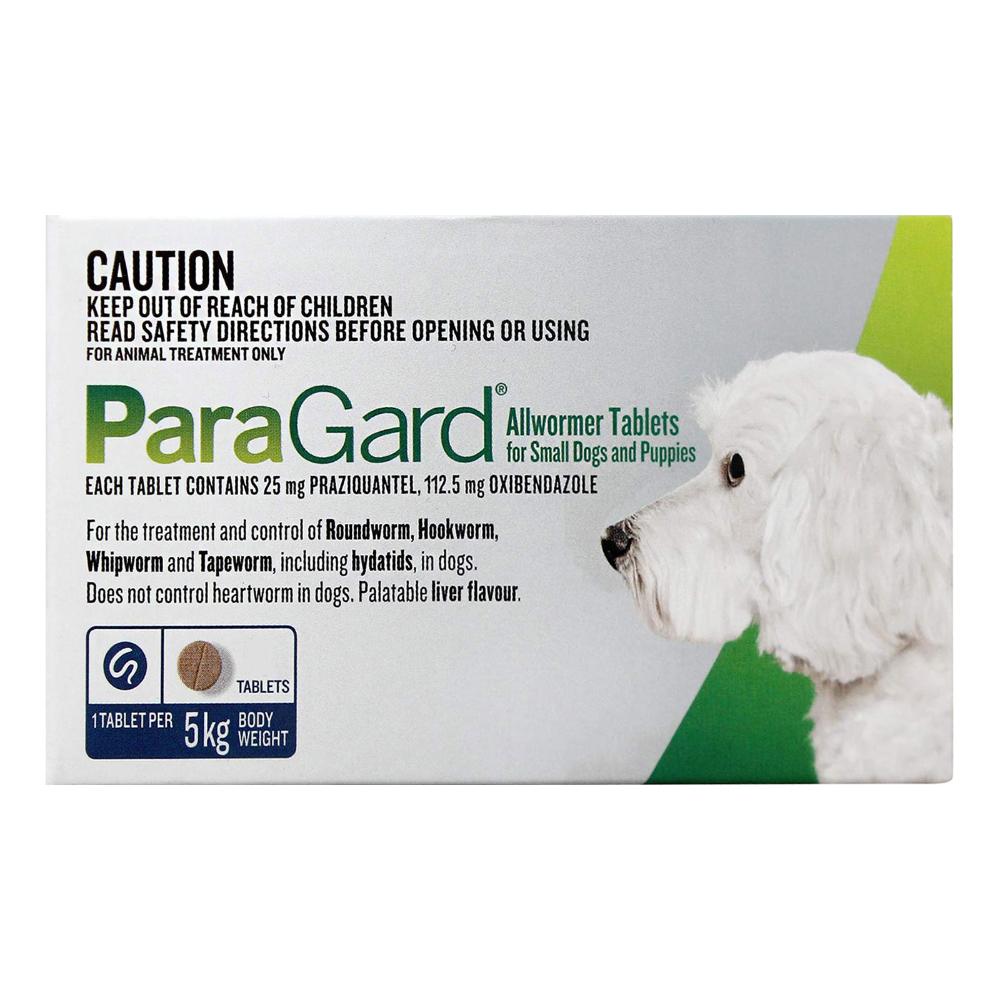 Paragard Allwormer For Dogs 5 Kg - 11lbs