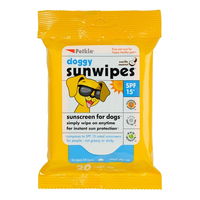 Petkin Doggy Sunwipes SPF15 Sunscreen for Dog