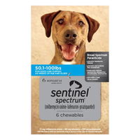 Sentinel Spectrum For Dogs for Dogs 50 - 100 Lbs Blue