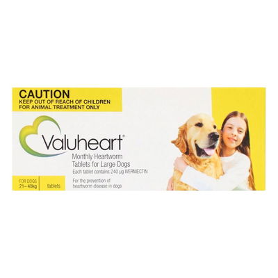 Valuheart for Large Dogs, Gold, 21 - 40 Kg (45-88lbs)