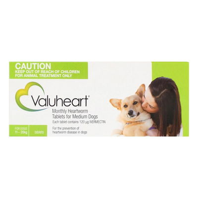 Valuheart for Medium Dogs, Green, 11 - 20 Kg (23-44lbs)